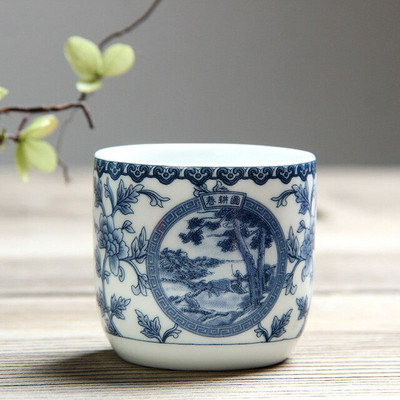 110 ml Jing De Zhen mázas festmény kis kapacitású kerámia teáscsésze porcelán teáscsésze háztartási kínai kung fu csésze teáskészlet kellékek