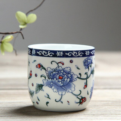 110 ml Jing De Zhen mázas festmény kis kapacitású kerámia teáscsésze porcelán teáscsésze háztartási kínai kung fu csésze teáskészlet kellékek