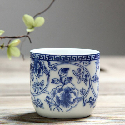 110 ml Jing De Zhen mázas festmény kis kapacitású kerámia teáscsésze porcelán teáscsésze háztartási kínai kung fu csésze teáskészlet kellékek