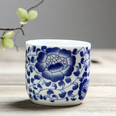 110 ml Jing De Zhen mázas festmény kis kapacitású kerámia teáscsésze porcelán teáscsésze háztartási kínai kung fu csésze teáskészlet kellékek