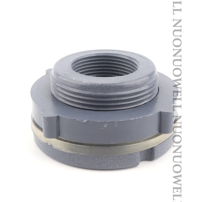 Conector de apă pentru rezervor din PVC Conector de țeavă pentru rezervor de pește Drenaj rezervor de apă Filet tată tată/Filet interior Îmbinări țevi pereți