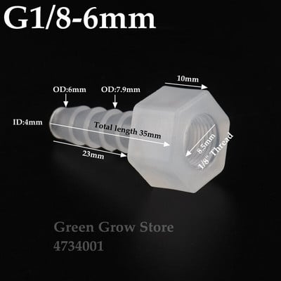 200 buc ~ 5 buc G1/8 G1/4 filet femel articulație directă acvariu rezervor de pește furtun articulații pagoda adaptor pompă de aer conectori de apă de grădină