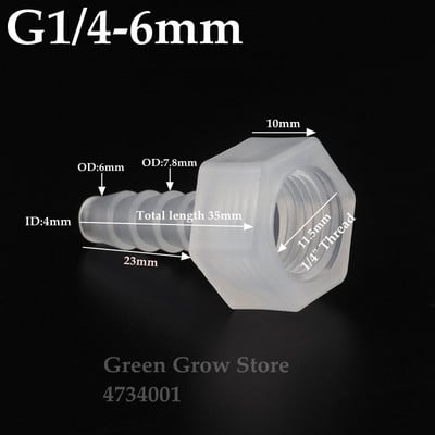 200 buc ~ 5 buc G1/8 G1/4 filet femel articulație directă acvariu rezervor de pește furtun articulații pagoda adaptor pompă de aer conectori de apă de grădină