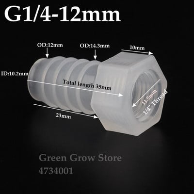 200 buc ~ 5 buc G1/8 G1/4 filet femel articulație directă acvariu rezervor de pește furtun articulații pagoda adaptor pompă de aer conectori de apă de grădină