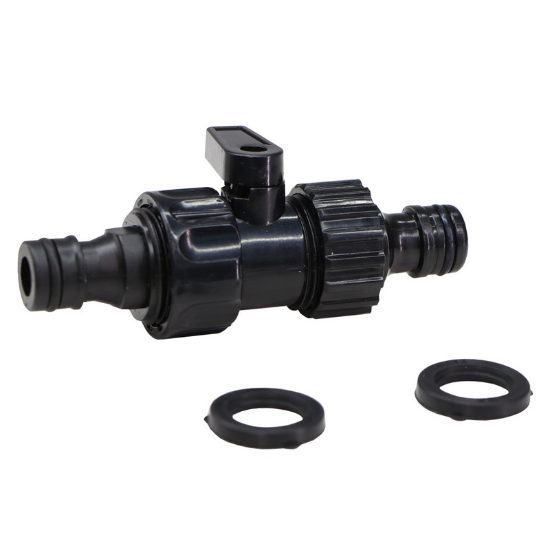 Plastikinės sodo žarnos 3/4 colių moteriškos jungties remonto komplektas su uždarymo vožtuvo guminiu tarpikliu, skirtu žarnos vandens pistoleto adapteriui