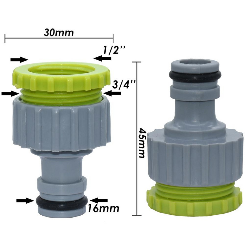 KESLA 20 DB 1/2" adapter dugó gyorscsatlakozó tömlő csőcsatlakozó javítás csepegtető öntözés 1/2" 3/4" mellbimbó szerelvény kerti szerszámok