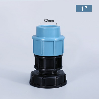 1/2" 3/4" 1" vandens IBC bako žarnos adapteris stambaus reduktoriaus sriegio čiaupo alkūnės tiesus išleidimo žarnos adapteris sodo įrankis