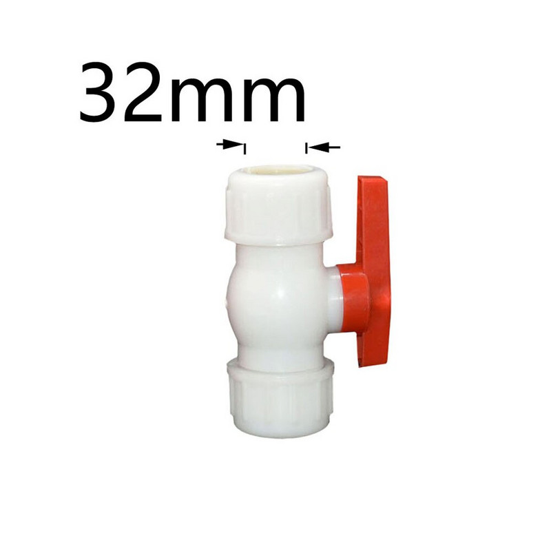 20/25/32/40/50/63mm țeavă de apă cuplare tee supapă cu bilă din plastic 3 căi conector rapid tip T PVC PE conexiune rapidă 1 buc