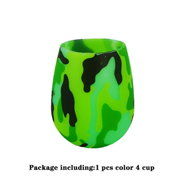 Pahare de vin din silicon, care nu se sparg, fără BPA, cu imprimeu portabil, cu apă în aer liber, pentru călătorii, picnic, piscină, barcă, camping