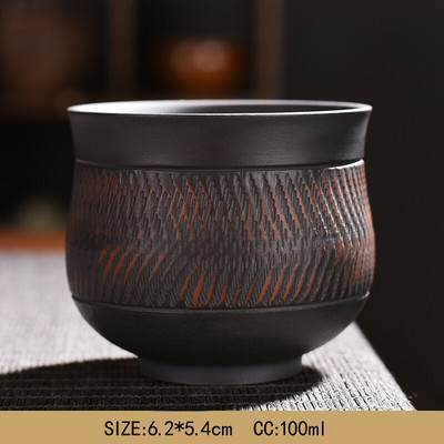 Ceașcă de ceramică violet 140ml Bol de ceai Kung Fu Drink Cup cești de ceai ceramică Retro master cup