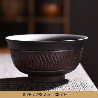 Ceașcă de ceramică violet 140ml Bol de ceai Kung Fu Drink Cup cești de ceai ceramică Retro master cup