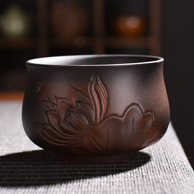 Ceașcă de ceramică violet 140ml Bol de ceai Kung Fu Drink Cup cești de ceai ceramică Retro master cup