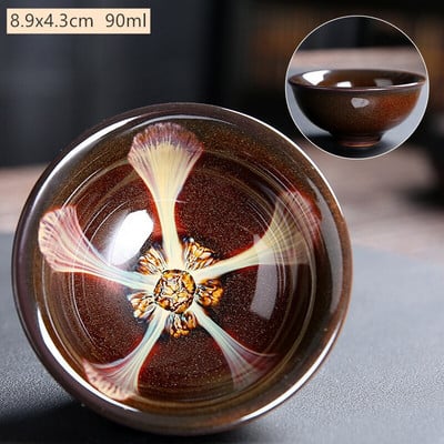 1 бр. Чаена чаша за смяна на керамична пещ в японски стил Домакинска порцеланова чаша за чай Ръчно изработена купа за чай Лична единична чаша комплект за чай Консумативи