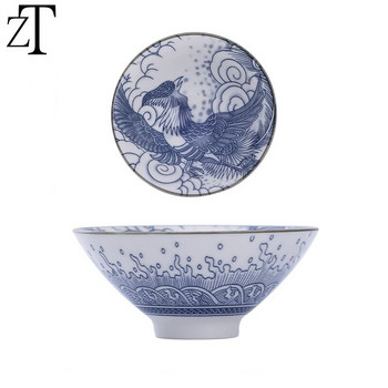 Μπλε και λευκή πορσελάνη ζωγραφισμένη στο χέρι Μεγάλο φλιτζάνι τσαγιού Bone China Master Cups Κούπα Kung Fu Tea Σετ Προσαρμογή δώρου 80ml