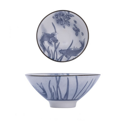Kék-fehér porcelán, kézzel festett nagy teáscsésze Bone China Mester csészék bögre Kung Fu teáskészlet ajándék testreszabás 80ml