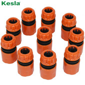 KESLA 10 DB 16 mm-es tömlő gyorscsatlakozó kerti víztömlő cső 1/2 hüvelykes csap adapter javítás hosszabbító szerelvény öntöző üvegház