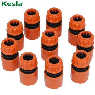 KESLA 10PCS 16mm σωλήνας γρήγορης σύνδεσης Σωλήνας σωλήνα νερού κήπου 1/2 ίντσας Επισκευή προσαρμογέα βρύσης Επέκταση Εξάρτημα Πότισμα Θερμοκήπιο