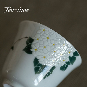 55 ml японски стил растителна пепел керамика чаши за чай майстор чаша ръчно изработена чаша за чай домакински кунг фу комплект за чай чаша за чай офис декорация