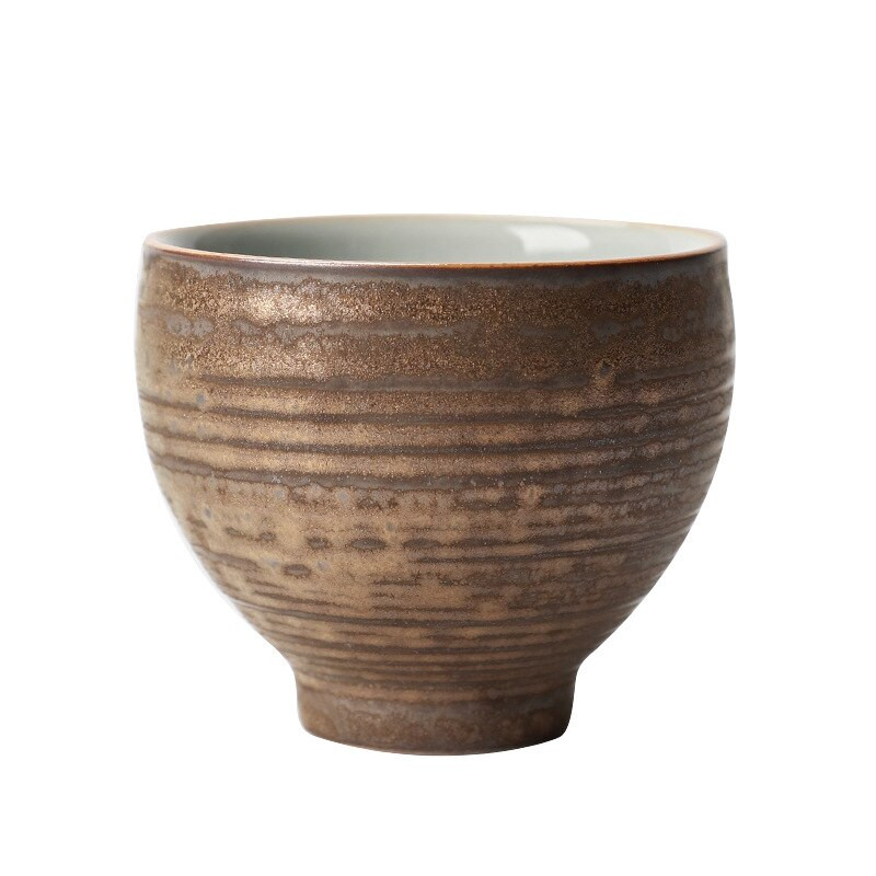 Ceașcă chineză cu glazură din rugină, ceașcă de uz casnic din ceramică Fambe, ceașcă de ceai vintage, ceașcă personală, ceașcă de ceai, ceașcă de ceai