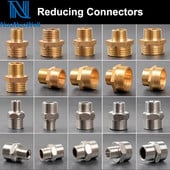 Racord pentru furtun Conectori reducători drepti 1"la 3/4" 1/2"la 1/4" Îmbinare cu filet tată Cupru Oțel inoxidabil Schimbare adaptor de cuplare