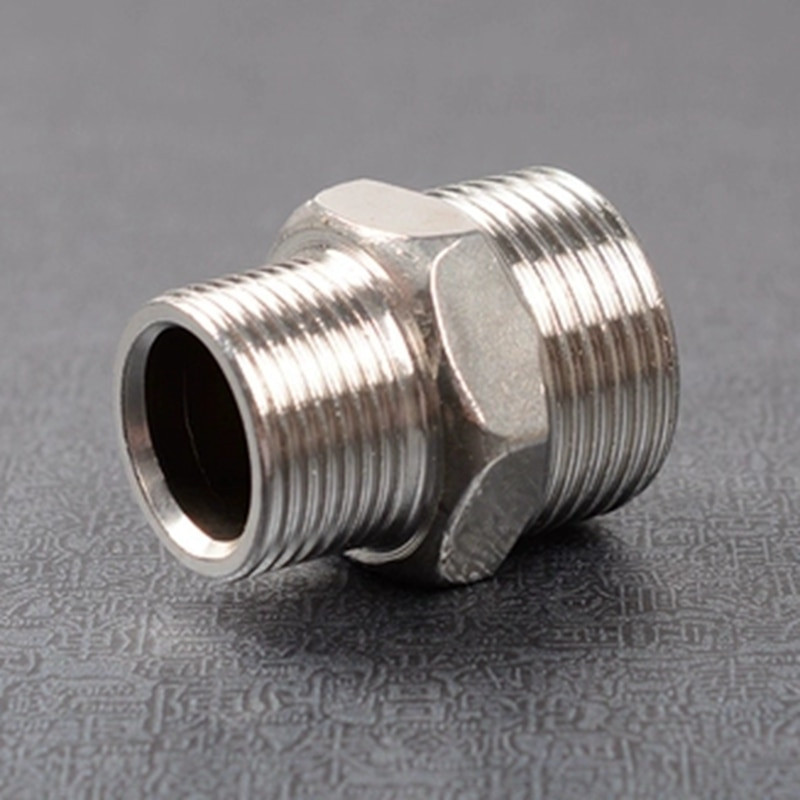 Racord pentru furtun Conectori reducători drepti 1"la 3/4" 1/2"la 1/4" Îmbinare cu filet tată Cupru Oțel inoxidabil Schimbare adaptor de cuplare