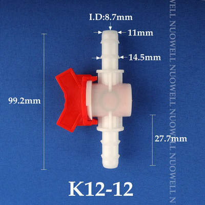 50~1db 4~32mm egyenlő átmérőjű műanyag golyóscsap csepegtető öntözőcső kapcsoló akváriumi légszivattyú tömlőcsatlakozó POM szelep