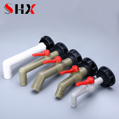 S60X6 IBC tartály adapter kerti tömlő csaptelep Hosszabbítsa meg a csatlakozót víztartály adapter szerelvények 1 db