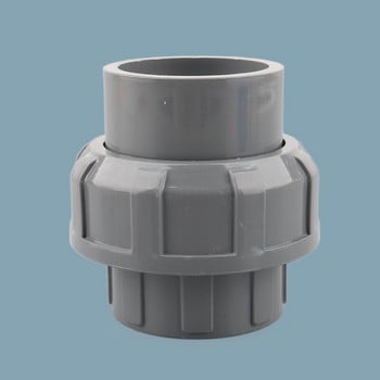 1pc 20/25/32/40/50mm PVC Union Connector Αρθρώσεις σωλήνων PVC Αρθρώσεις σωλήνων άρδευσης κήπου Ενυδρείο Εξαρτήματα σωλήνων δεξαμενής νερού