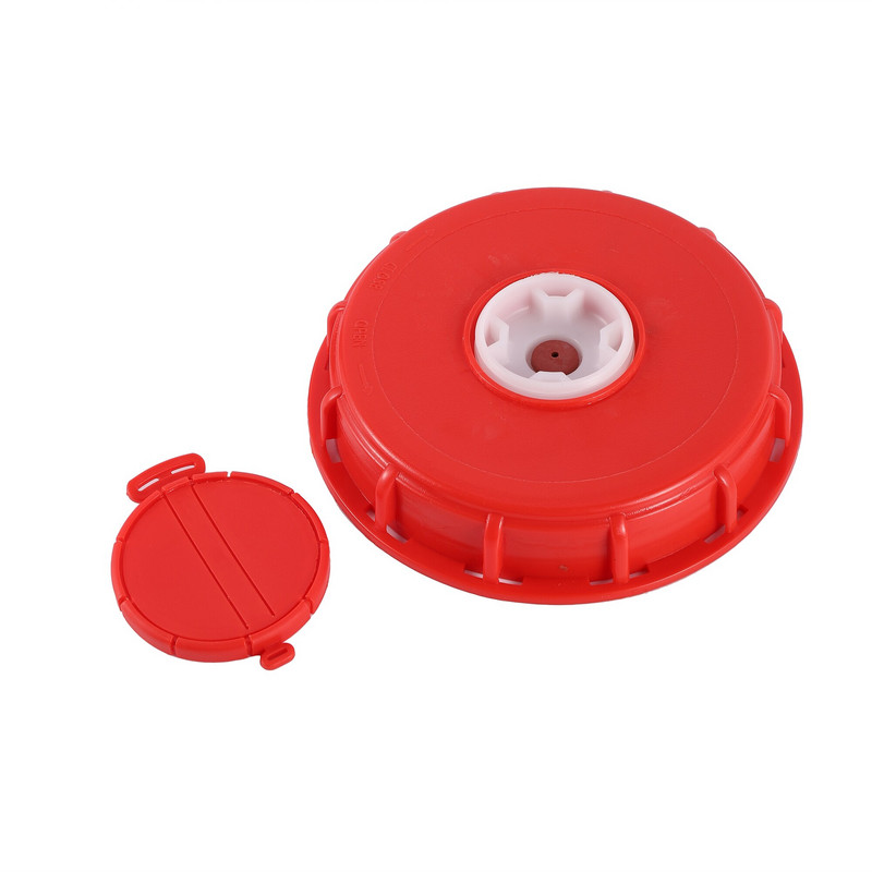 IBC paagi kaas tonni tünni kaas S60 100 mm 163 mm 240 mm jämeda keermega veepaagi õhutuskaas topelt auk 1000 l paagi tolmukindel kaas