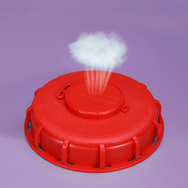 IBC paagi kaas tonni tünni kaas S60 100 mm 163 mm 240 mm jämeda keermega veepaagi õhutuskaas topelt auk 1000 l paagi tolmukindel kaas