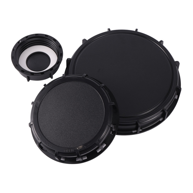 IBC paagi kaas tonni tünni kaas S60 100 mm 163 mm 240 mm jämeda keermega veepaagi õhutuskaas topelt auk 1000 l paagi tolmukindel kaas