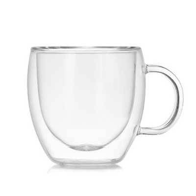 Чаши от високо боросиликатно стъкло Топлоустойчиво прозрачно стъкло Чаша за вода Изолирани чаши за кафе Двойно стъкло за вода Чаша за кафе