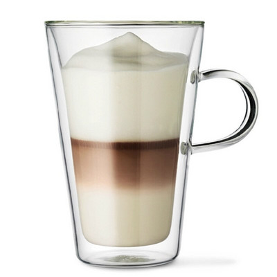 Чаши от високо боросиликатно стъкло Топлоустойчиво прозрачно стъкло Чаша за вода Изолирани чаши за кафе Двойно стъкло за вода Чаша за кафе