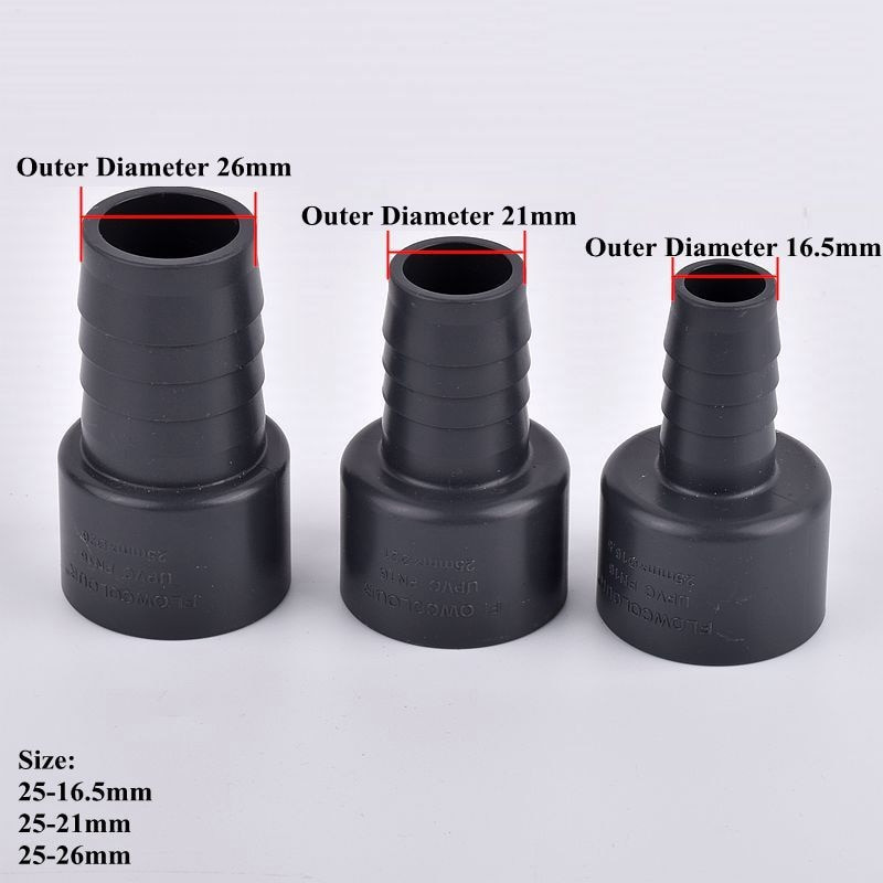 OD 12,5-26mm tömlő Pagoda csatlakozó Változtatható átmérőjű Pagoda Akvárium Kerti Öntözés Öntözés PVC 20-25mm Vízcső Adapter
