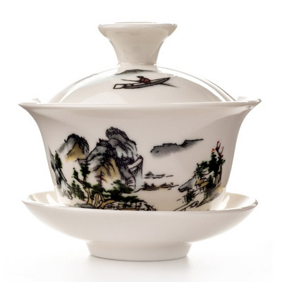 Ceai de ceai Gaiwan Ceainic Ceainic Ceainic Kungfu Traditional Chinezesc Ceai Ceai Ceramic Ceas Ceai Sancai Porţelan Seturi de Ceai de Ceai D002