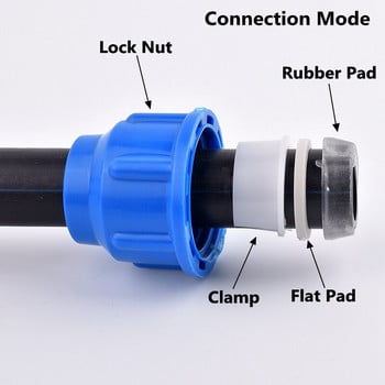 1 τεμ. ID 20,25,32,40,50,63mm PPR PE Tee Valve Quick Connector Βαλβίδα τύπου T Σύνδεσμοι σωλήνων νερού Κήπος Γεωργικά εξαρτήματα