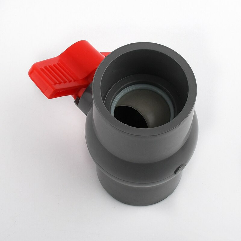 20 25 32 40 50 63mm robinet cu bilă din PVC gri Grădină Agricultura Fitinguri pentru irigare Acvariu Conectori țevi de apă Comutator Supapă cu bilă