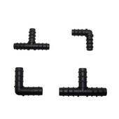 DN16 DN20 Szöges csatlakozások PE csőcsatlakozók Kerti öntöző tömlő adapter Mezőgazdaság Vízcső szerelvények 10 db