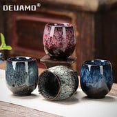 150 ml-es kínai teáscsésze kávésbögre Kreatív kerámia teáscsésze teáskészlet Sütőcsere Kerámia csészék utazási csésze Otthoni teáscsészék