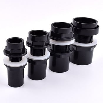 2~10PCS 20~50mm Σωλήνας PVC Εξαρτήματα ποτίσματος Ενυδρείο Fish Tank Joint Home Garden DIY Σύνδεσμος σωλήνας δεξαμενής νερού υπερχείλισης νήματος