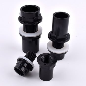 2~10PCS 20~50mm Σωλήνας PVC Εξαρτήματα ποτίσματος Ενυδρείο Fish Tank Joint Home Garden DIY Σύνδεσμος σωλήνας δεξαμενής νερού υπερχείλισης νήματος