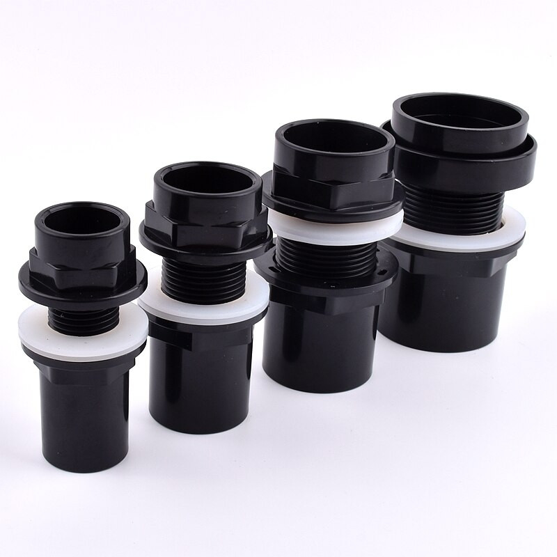 2 ~ 10 DB 20 ~ 50 mm PVC cső öntözőszerelvények Akváriumi akvárium csatlakozó otthoni kert barkácsolás túlfolyó menetes víztartály csőcsatlakozó