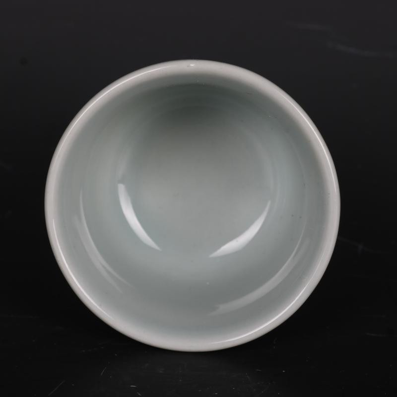 Guangxu din dinastia Qing cești antice albastru și alb din ceramică Set frumos de ceai de vin set de ceai castron de ceai căni de ceai pentru ceremonie