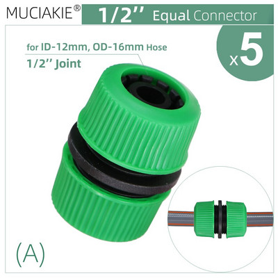 MUCIAKIE kerti tömlő gyorscsatlakozó 1/2'' 3/4'' 1'' 1,2'' Javító csatlakozó adapter öntözés öntözőcsövek csatlakozási csőszerelvény