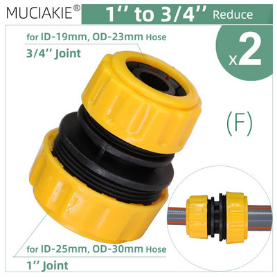 MUCIAKIE kerti tömlő gyorscsatlakozó 1/2'' 3/4'' 1'' 1,2'' Javító csatlakozó adapter öntözés öntözőcsövek csatlakozási csőszerelvény
