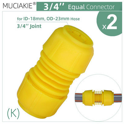 MUCIAKIE kerti tömlő gyorscsatlakozó 1/2'' 3/4'' 1'' 1,2'' Javító csatlakozó adapter öntözés öntözőcsövek csatlakozási csőszerelvény