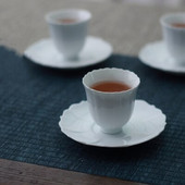 Jingdezhen magas testű napraforgó csésze manuális fehér porcelán minta teáscsésze teáscsésze kínai teáskészlet