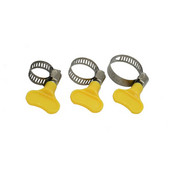 11mm/12mm/16mm/20mm/25mm tömlőrögzítő gyűrű Nyakörv rugalmas Csattal állítható pattintható kerti tömlő fogantyú hullásgátló adapter 5db