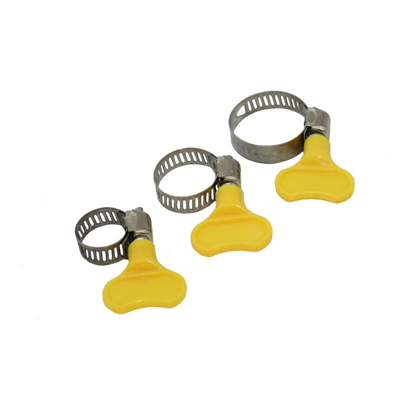 11mm/12mm/16mm/20mm/25mm tömlőrögzítő gyűrű Nyakörv rugalmas Csattal állítható pattintható kerti tömlő fogantyú hullásgátló adapter 5db