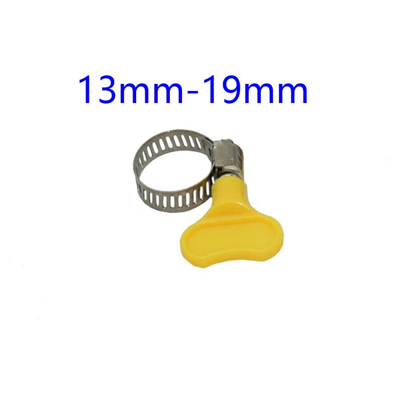 11mm/12mm/16mm/20mm/25mm tömlőrögzítő gyűrű Nyakörv rugalmas Csattal állítható pattintható kerti tömlő fogantyú hullásgátló adapter 5db